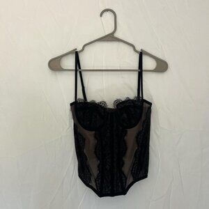 Urban outfitters modern love corset Black